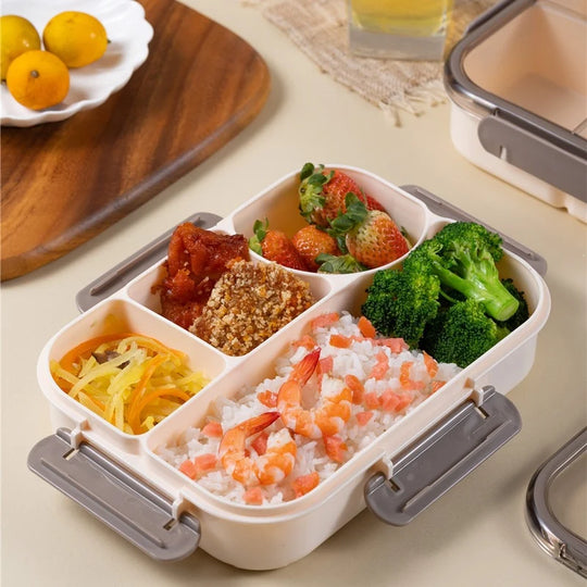 Unisex Bento-Box mit Fächern für vielseitige Essenszubereitung 3