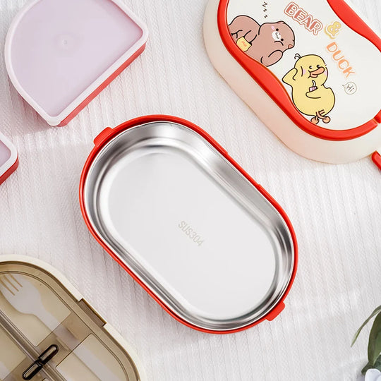 Unisex Bento-Lunchbox mit verspieltem Charakterdesign 1