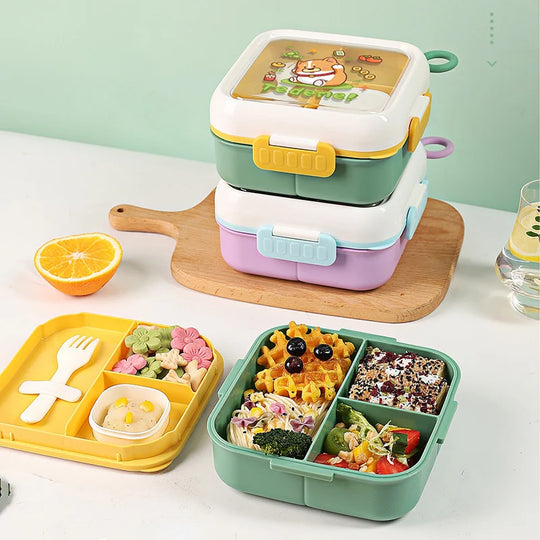 Unisex Bento-Lunchbox mit verspieltem Design 0