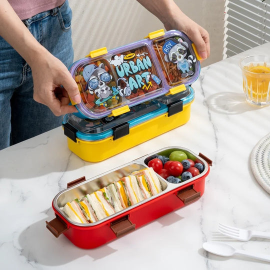 Unisex Bento-Lunchbox mit verspieltem Design 2