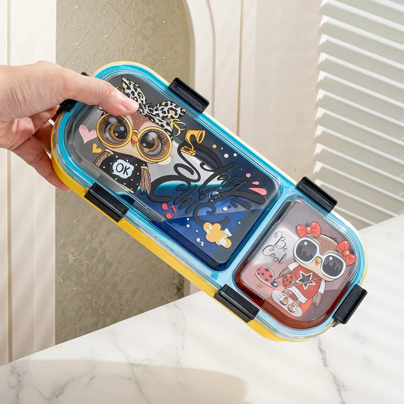 Unisex Bento-Lunchbox mit verspieltem Design 4