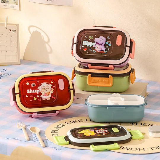 Unisex Bento-Lunchbox mit verspieltem Tierdesign 1