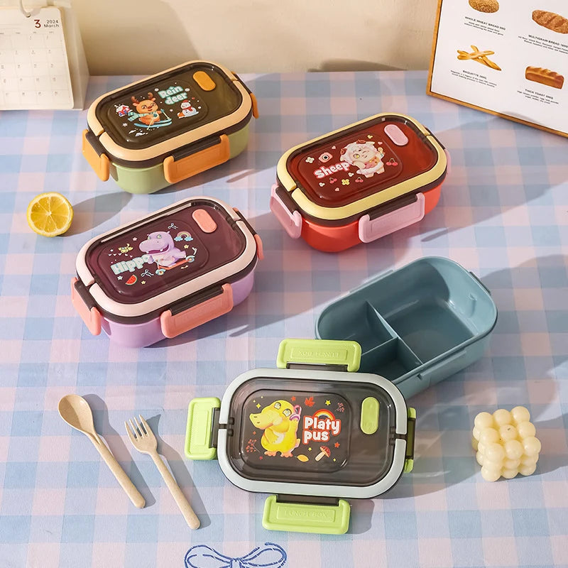 Unisex Bento-Lunchbox mit verspieltem Tierdesign 6