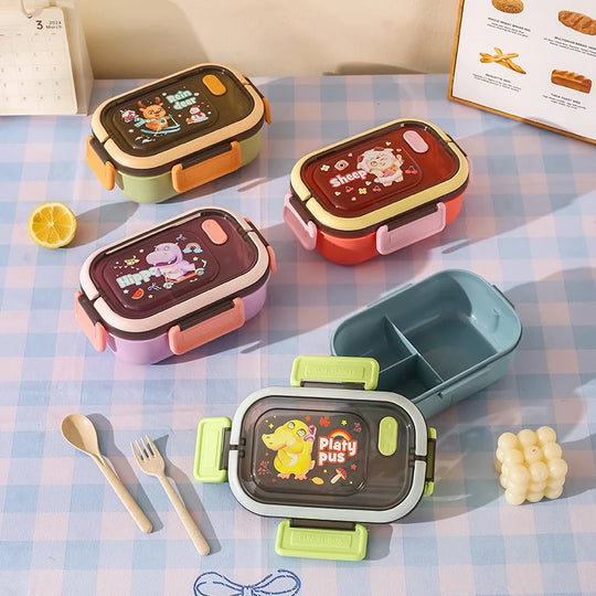 Unisex Bento-Lunchbox mit verspieltem Tierdesign 6