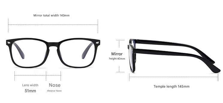 Unisex Blaulichtbrille Mit Stil Für Bildschirmarbeit 8
