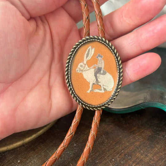 Unisex Bolo Krawatte Frosch Banjo Design 11