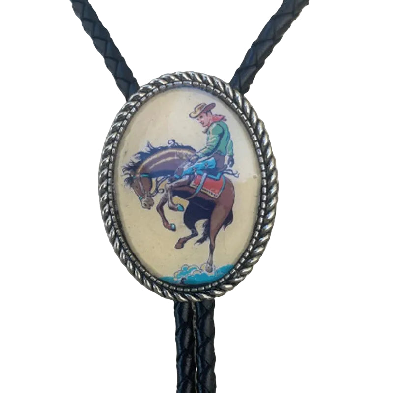 Unisex Bolo Krawatte Frosch Banjo Design 12