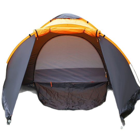 Unisex Campingzelt Groß Wetterfest für 3-4 Personen mit Stehhöhe und Praktischem Aufbau 6