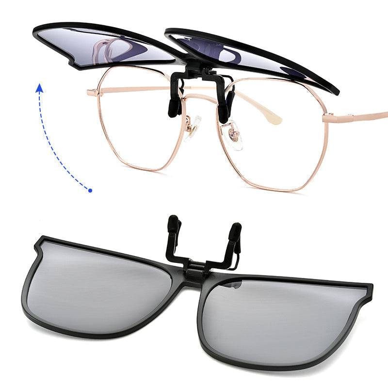 Unisex Clip-On Sonnenbrille Faltbar 4