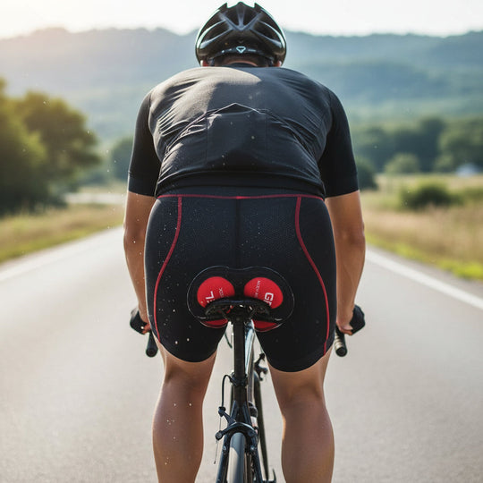 Unisex Fahrradshorts mit Gelpolsterung für Komfort und optimale Passform 0