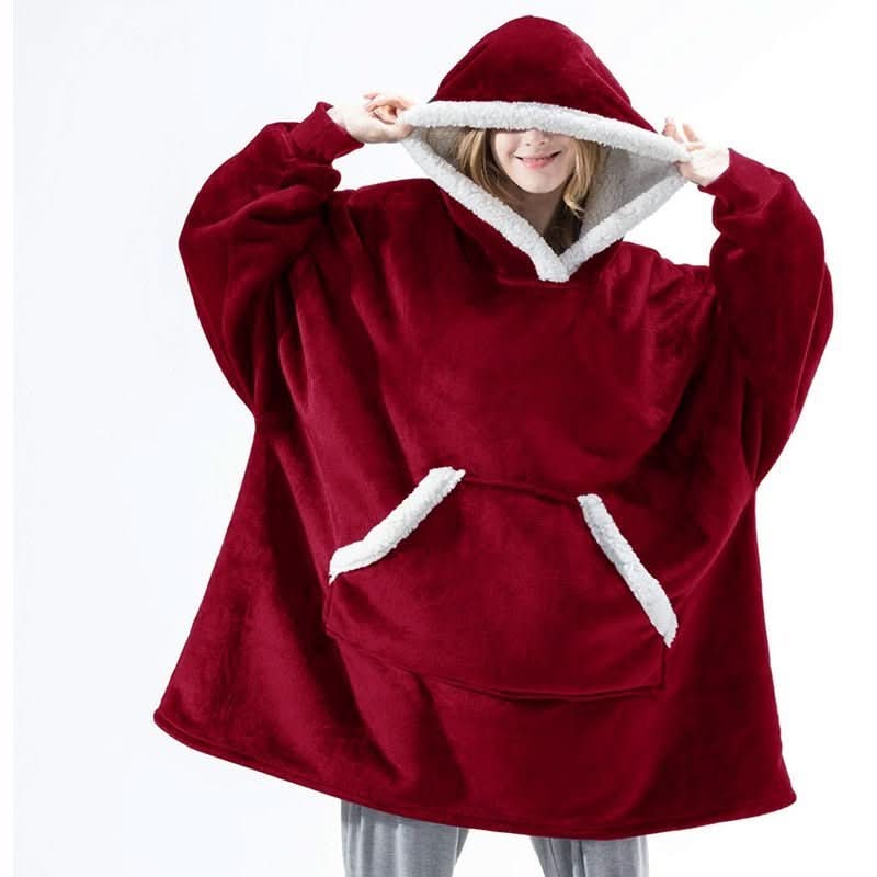 Unisex Fleece Hoodie Decke für Komfort 7