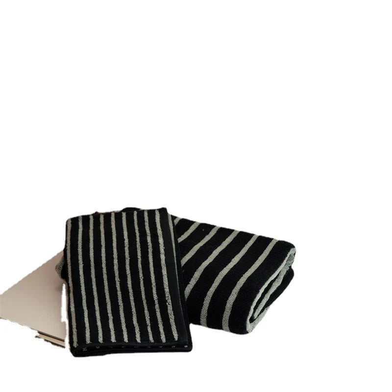 Unisex Frotteehandtuch mit Streifenmuster und hoher Saugfähigkeit 5