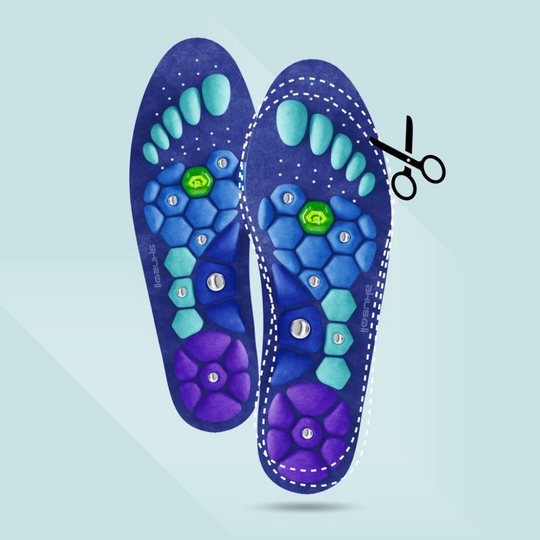 Unisex Fußsohlen für Magnetfeldtherapie 5