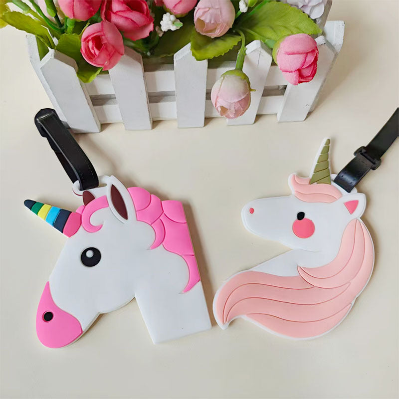 Unisex Gepäckanhänger Einhorn Design Verspielt 3