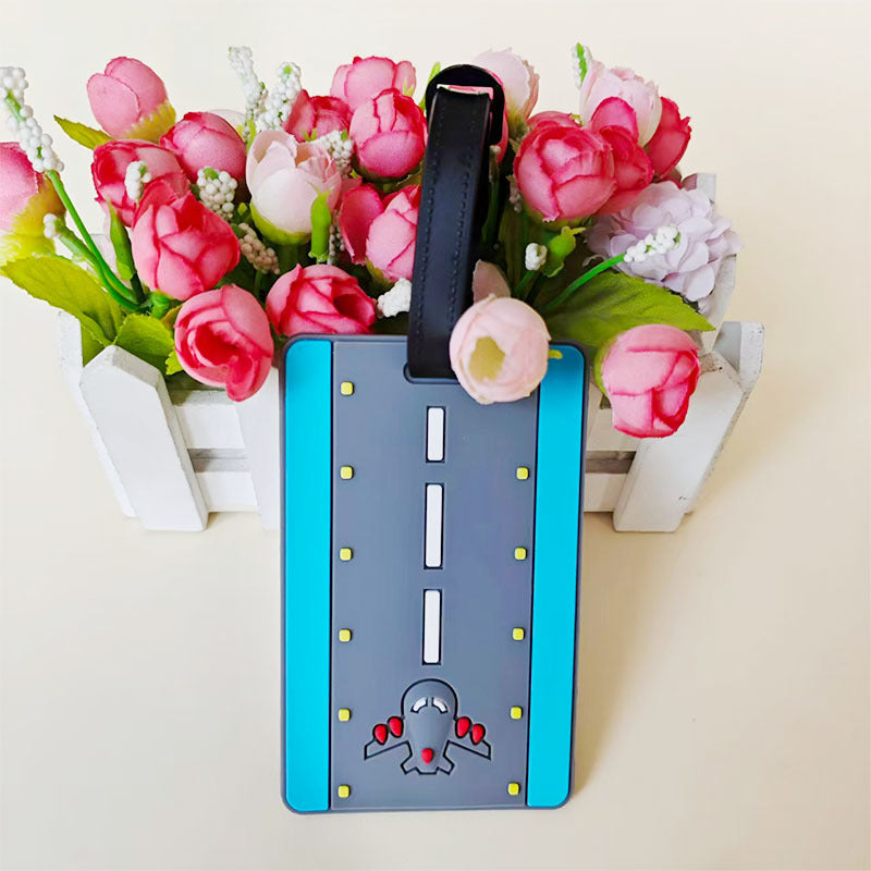Unisex Gepäckanhänger mit farbenfrohem Punktdesign 7