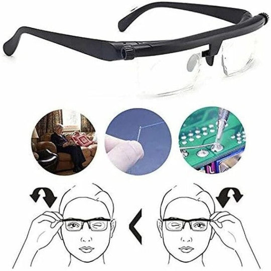 Unisex Gleitsichtbrille Verstellbar für Nah- und Fernsicht 2