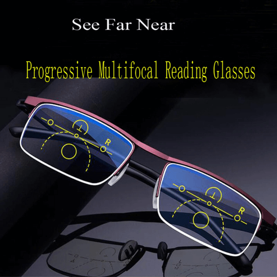 Unisex Gleitsichtbrille mit Mehrzonen-Design für Optimale Sicht und Komfort 2
