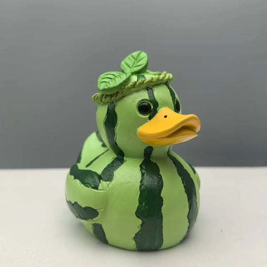 Unisex Gummiente mit Erdbeermotiv Verspieltes Badezimmeraccessoire 3