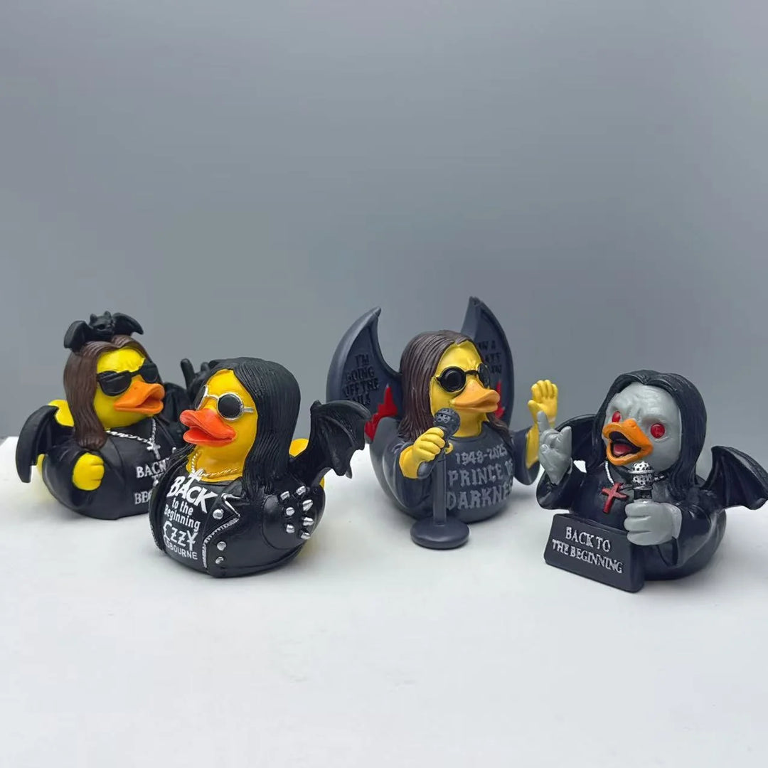 Unisex Gummiente mit Rocker-Design und Wippfunktion 3