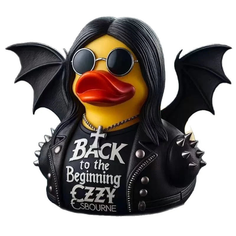 Unisex Gummiente mit Rocker-Design und Wippfunktion 5