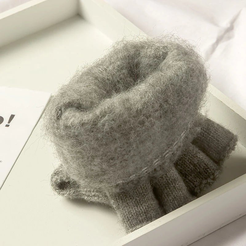 Unisex Halbfingerhandschuhe mit Touchscreen-Funktion für Winteraktivitäten 6