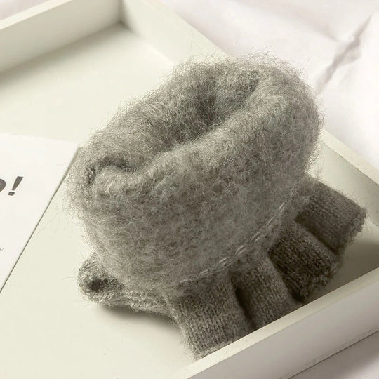 Unisex Halbfingerhandschuhe mit Touchscreen-Funktion für Winteraktivitäten 6