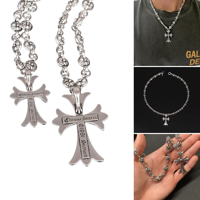 Unisex Halskette Gothic Kreuzanhänger Y2K Stil 5