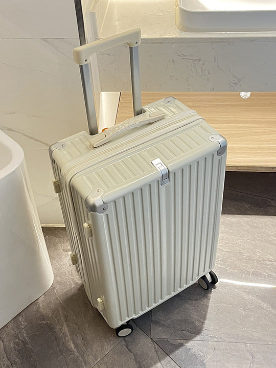 Unisex Handgepäck Rollkoffer mit Hartschale und Teleskopgriff 0