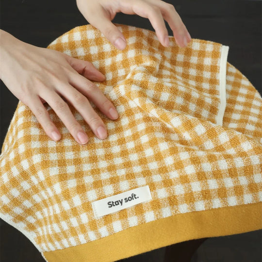 Unisex Handtuch Kariert Funktional 4