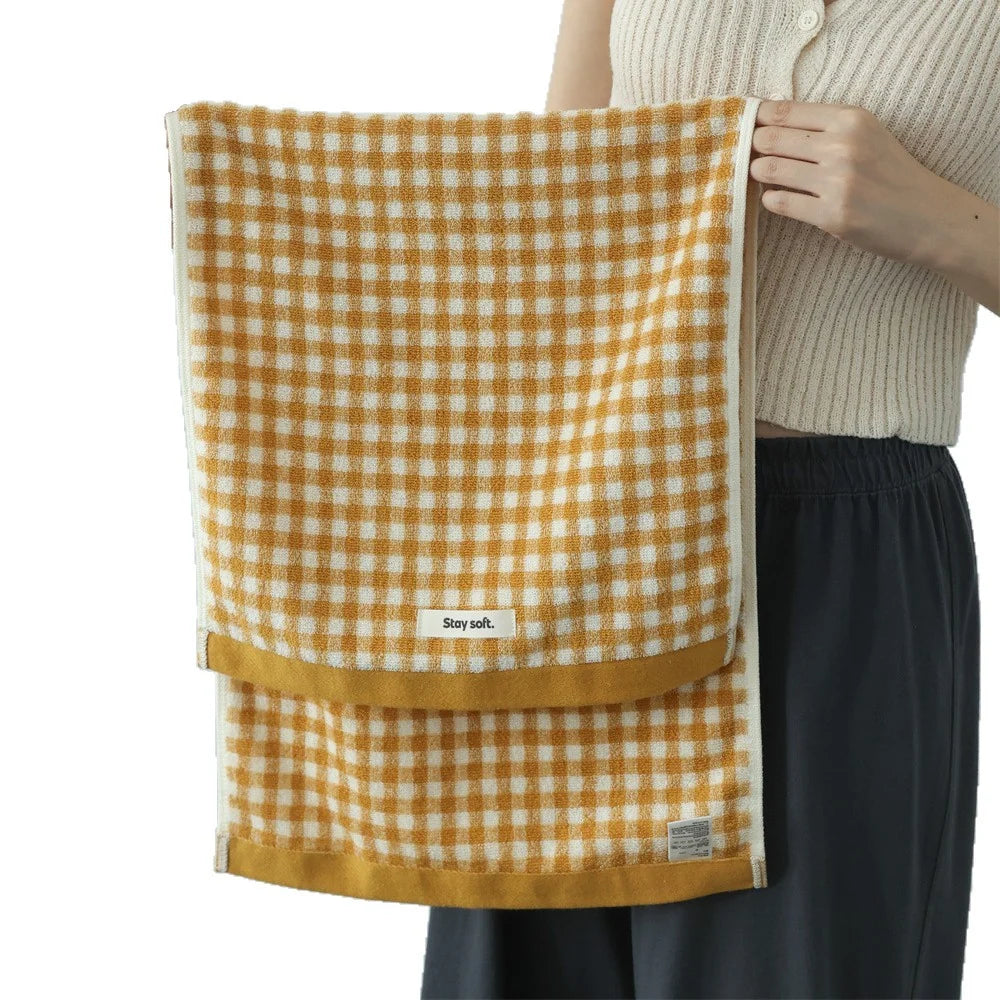 Unisex Handtuch Kariert Funktional 5