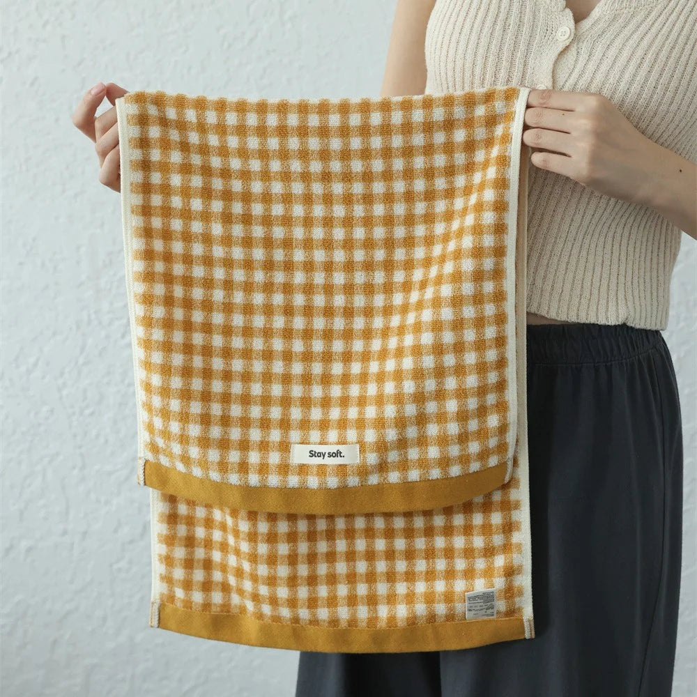 Unisex Handtuch Kariert Funktional 7