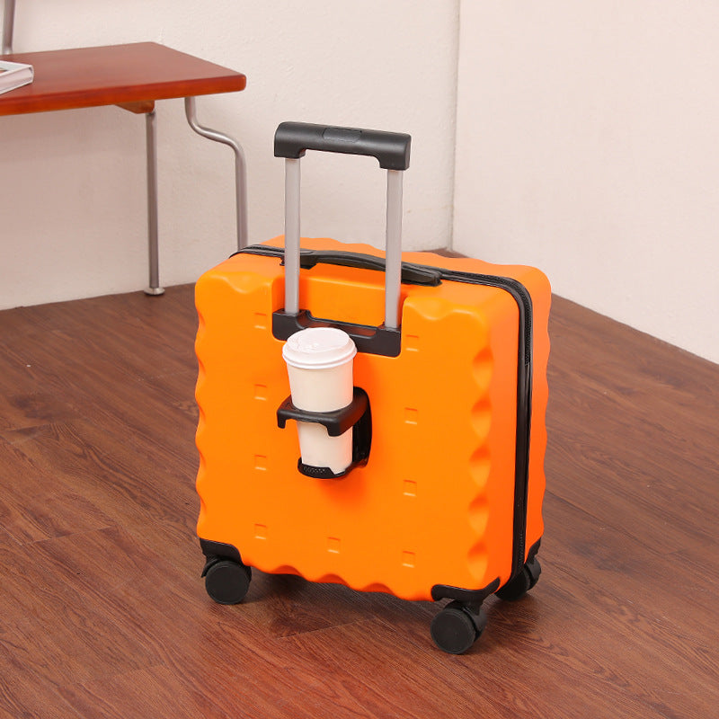 Unisex Hartschalenkoffer Kompakt mit Getränkehalter für Handgepäck Reisen 0