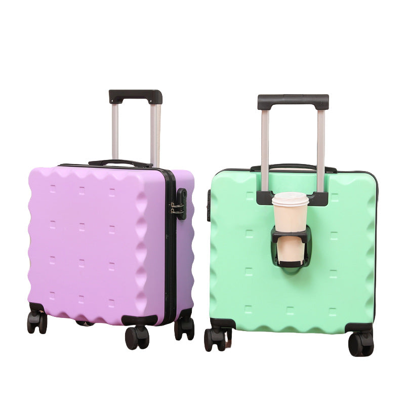 Unisex Hartschalenkoffer Kompakt mit Getränkehalter für Handgepäck Reisen 1