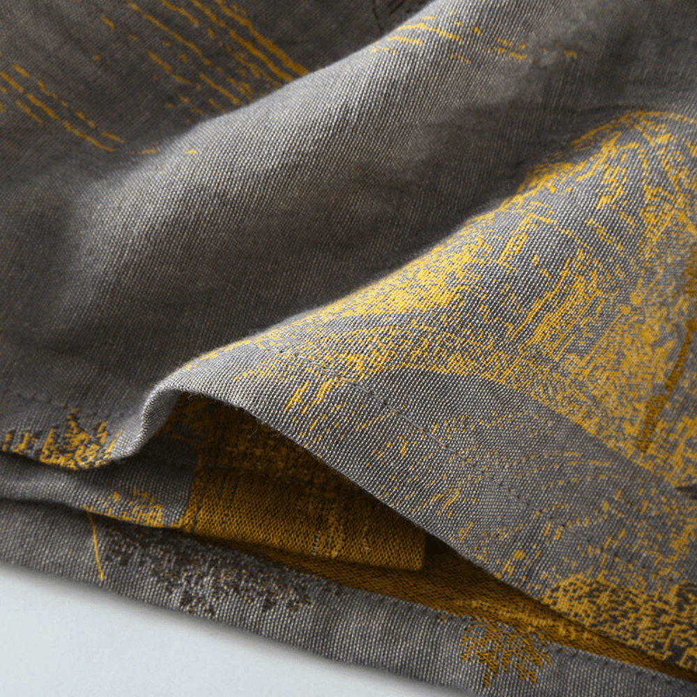 Unisex Kimono Bademantel im Retro-Stil 1