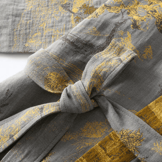Unisex Kimono Bademantel im Retro-Stil 3