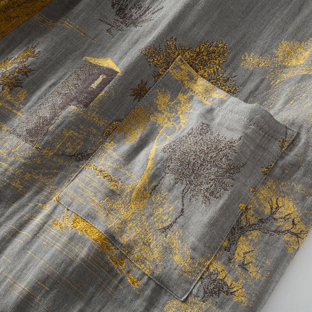 Unisex Kimono Bademantel im Retro-Stil 6