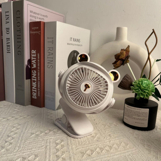 Unisex Kompakter Desktop-Lüfter mit Verspielten Tiermotiven 3