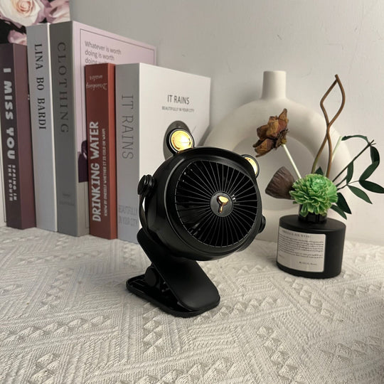 Unisex Kompakter Desktop-Lüfter mit Verspielten Tiermotiven 6