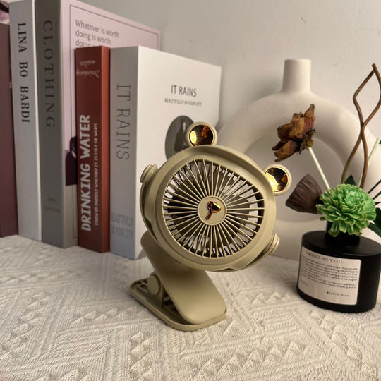Unisex Kompakter Desktop-Lüfter mit Verspielten Tiermotiven 7