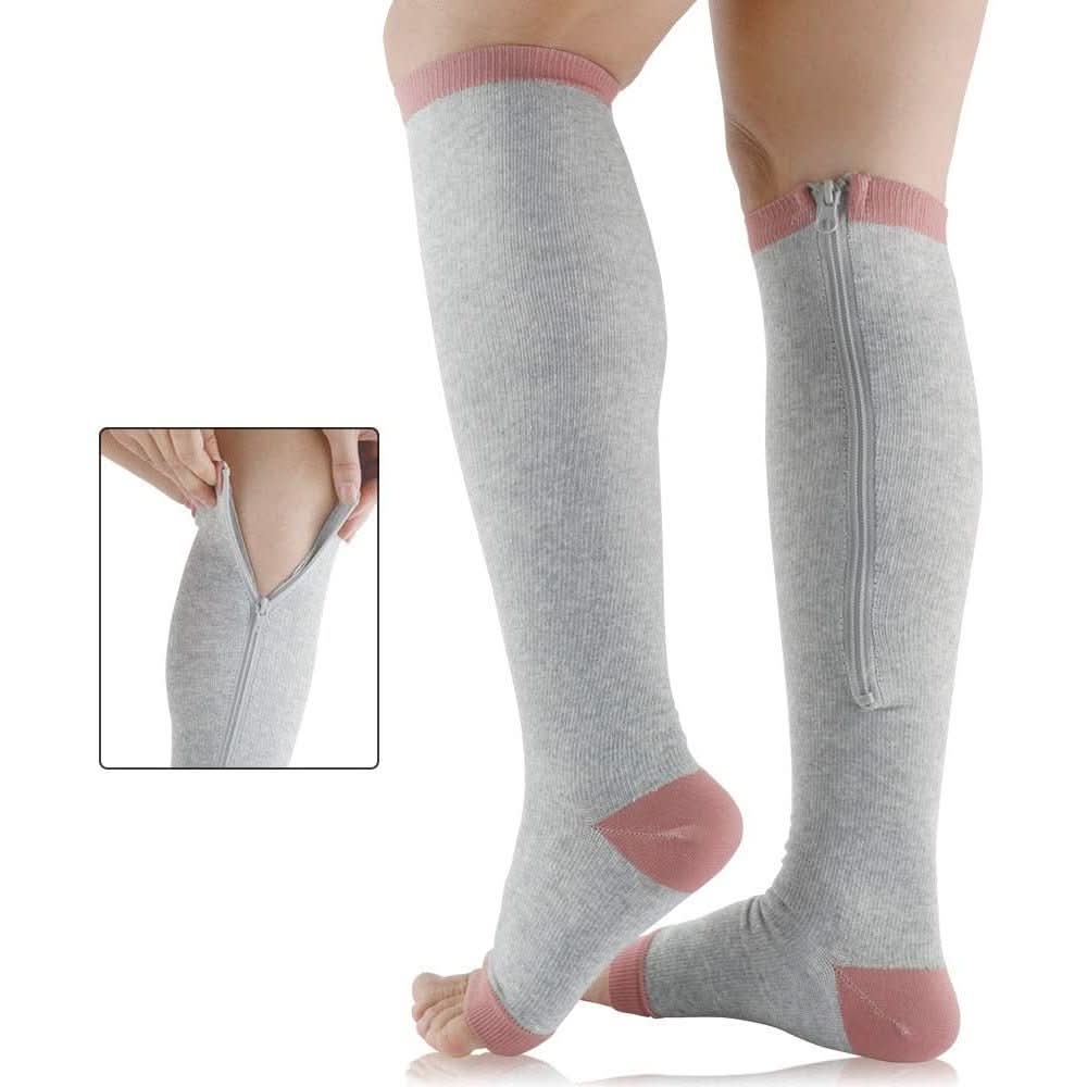 Unisex Kompressionsstrümpfe mit Reißverschluss 8