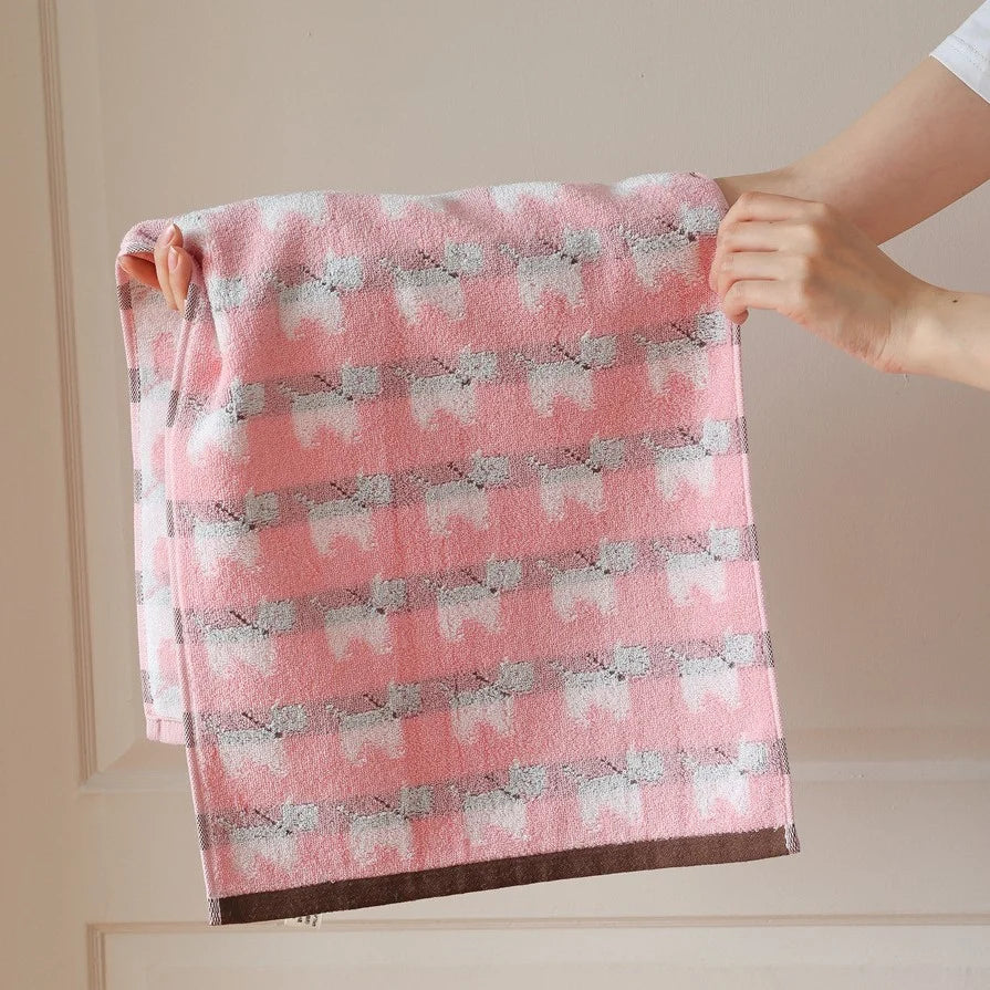Unisex Kuscheldecke mit Jacquard-Teddymuster und extraweichem Fleece 6