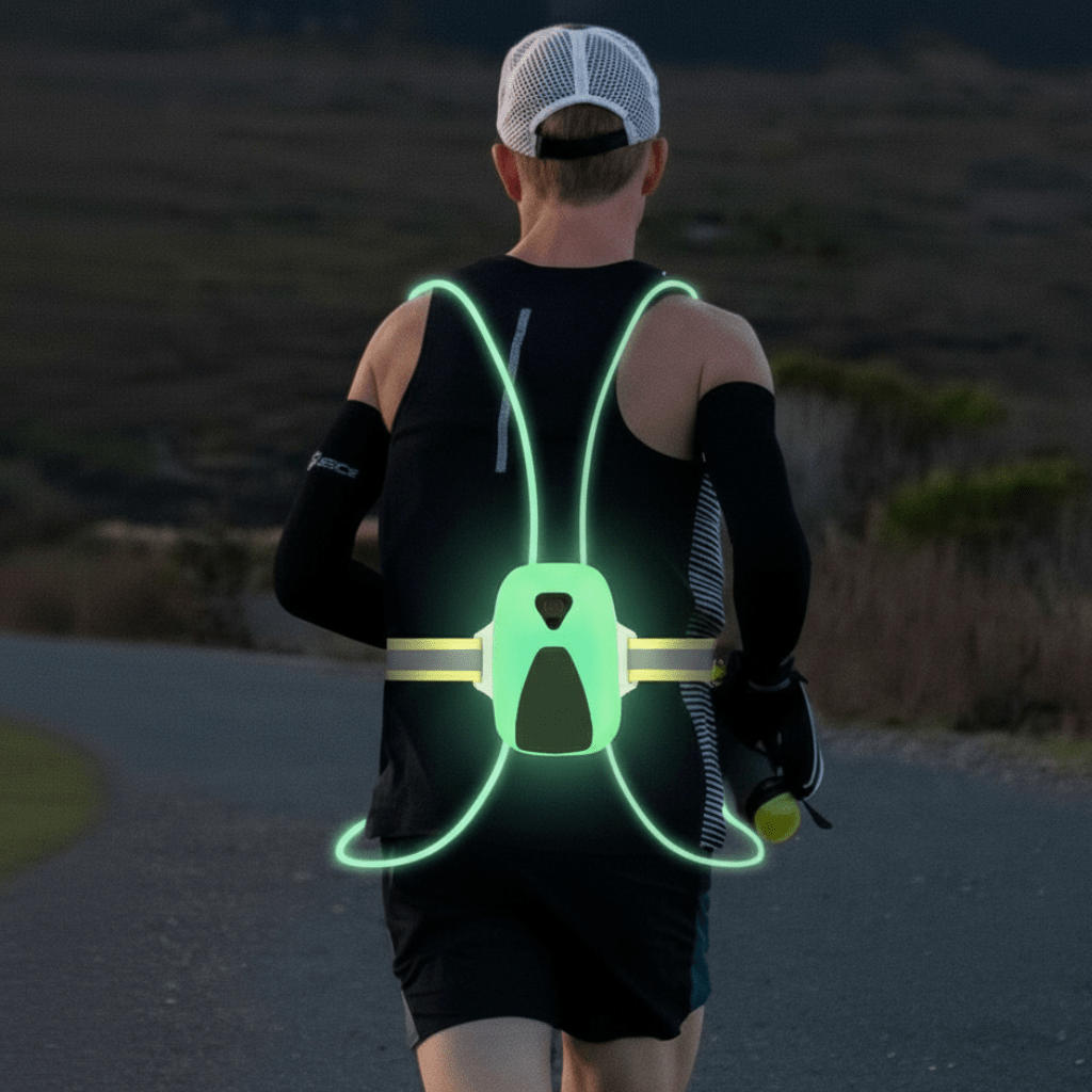 Unisex LED Sicherheitsweste für Outdoor-Aktivitäten 0