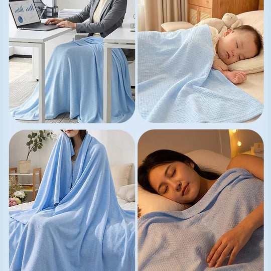 Unisex Leichte Sommerdecke Atmungsaktiv und Weich 5
