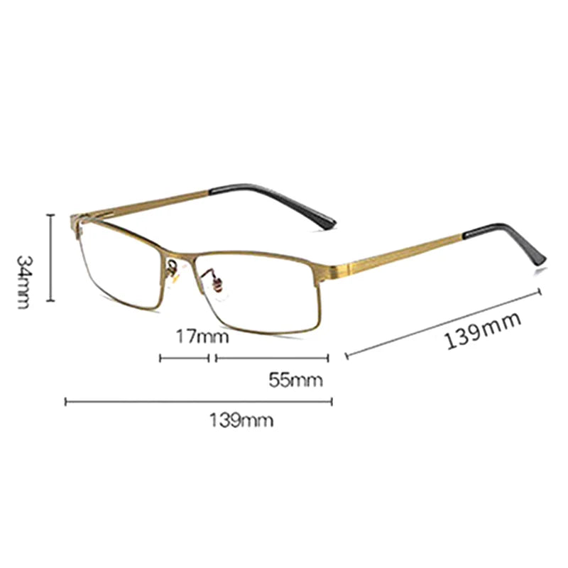 Unisex Lesebrille mit progressiven Gläsern 2