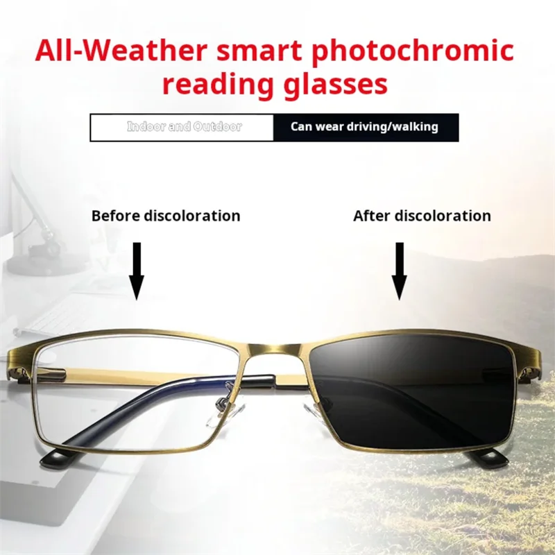 Unisex Lesebrille mit progressiven Gläsern 5