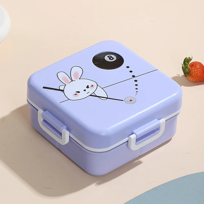 Unisex Lunchbox mit verspieltem Design und sicherem Verschluss 7