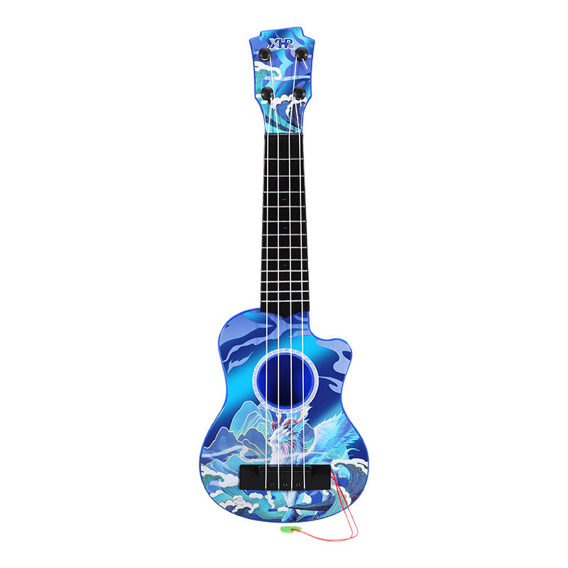 Unisex Mini Akustik-Ukulele Kompakt und Tragbar 4