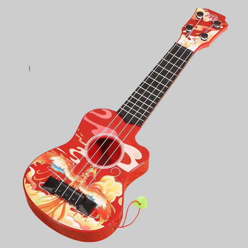 Unisex Mini Akustik-Ukulele Kompakt und Tragbar 5