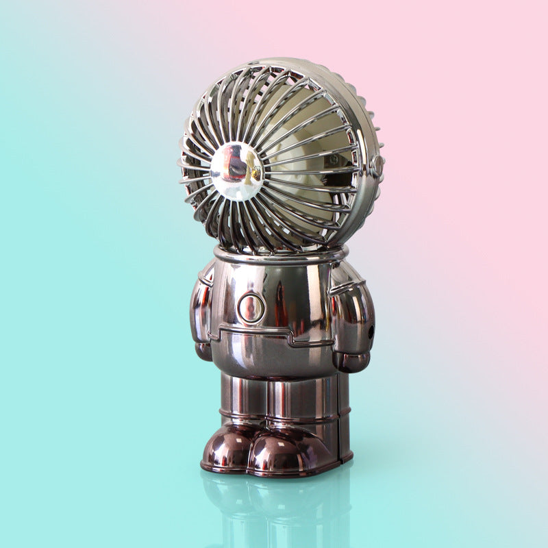 Unisex Mini Tischventilator Retro-Stil Kompakt Astronautenform 0