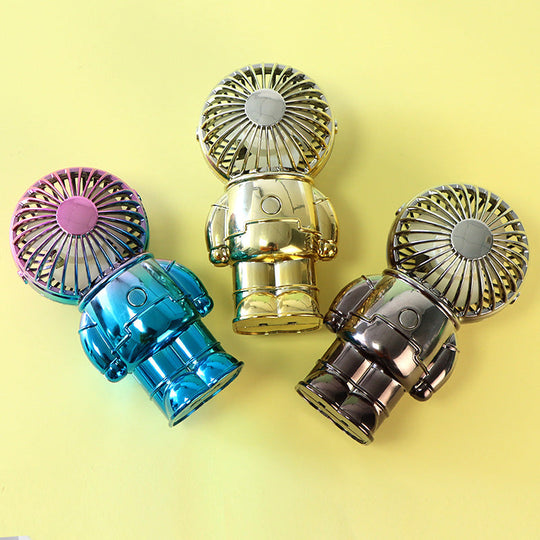 Unisex Mini Tischventilator Retro-Stil Kompakt Astronautenform 1